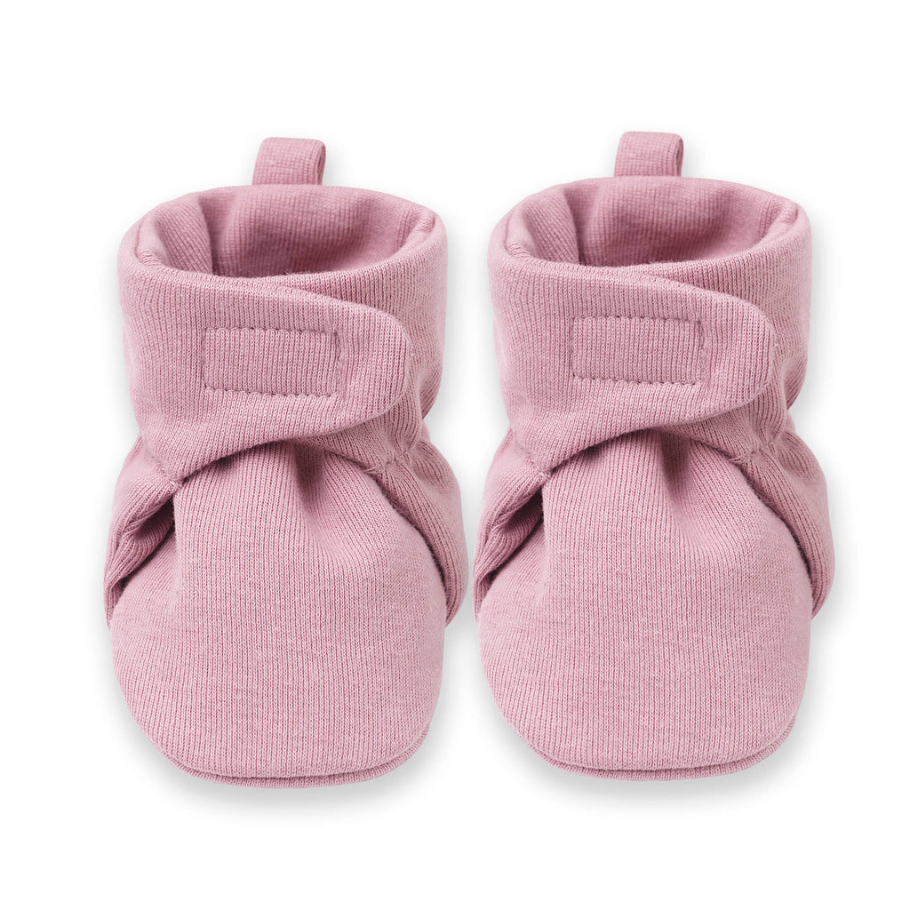 Baby Booties - Cotton & Bamboo: Indigo