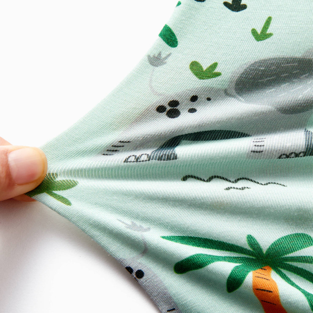 DreamCozy Bamboo Baby Romper Zippered: Multicolor / 6-12 Months