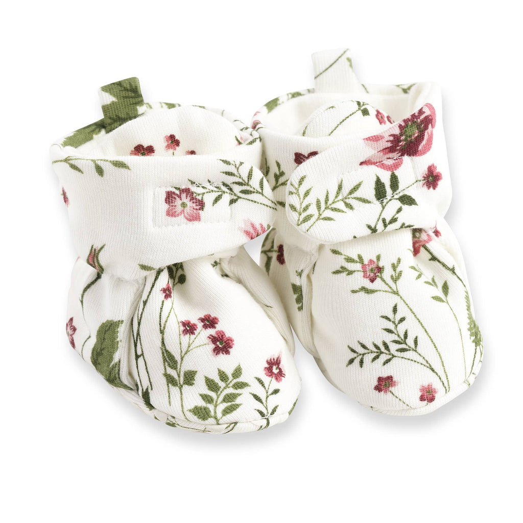 Baby Booties - Cotton & Bamboo: Pecan