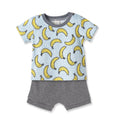 Banana Split Bamboo T-Shirt & Cotton Shorts Set for Boys: 2T