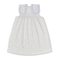 Plaid sleeveless floral kids girls summer dresses: Dress / 4T