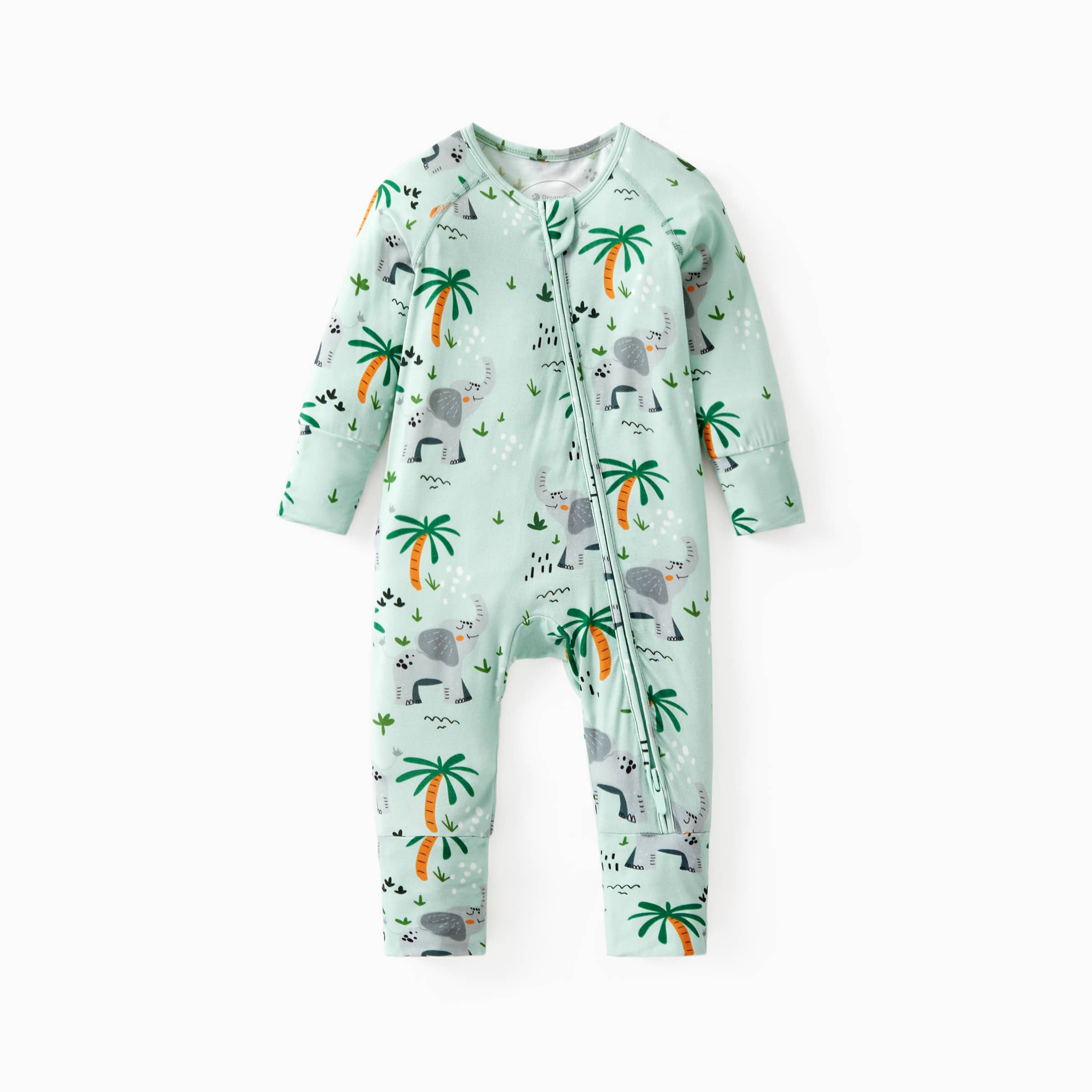 DreamCozy Bamboo Baby Romper Zippered: Multicolor / 6-12 Months