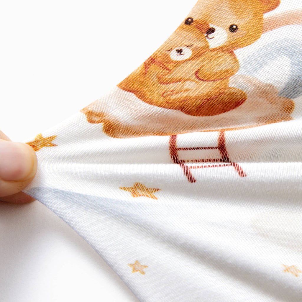 DreamCozy Bamboo Baby Romper Zippered: Multicolor / 3-6 Months