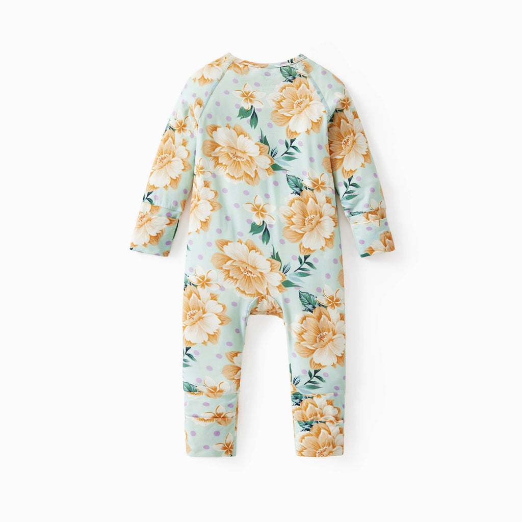 DreamCozy Bamboo Baby Romper Zippered: Multicolor / 3-6 Months