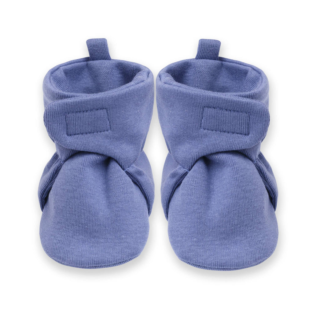 Baby Booties - Cotton & Bamboo: Pecan