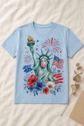 Statue of Liberty Bubblegum Tee