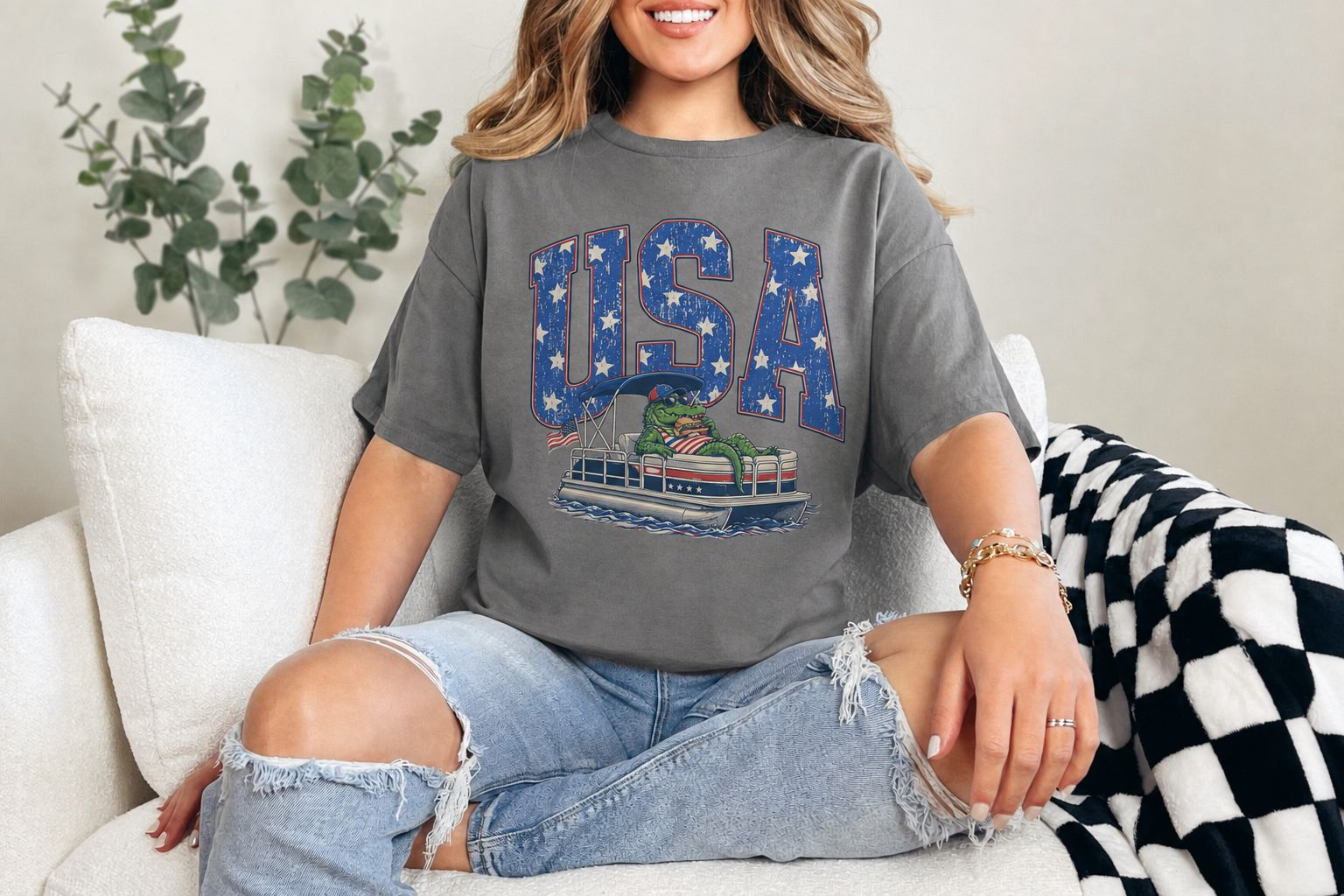 USA Gator Pontoon Tee