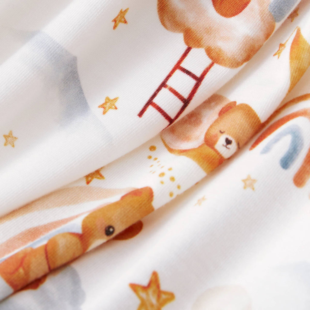 DreamCozy Bamboo Baby Romper Zippered: Multicolor / 18-24 Months