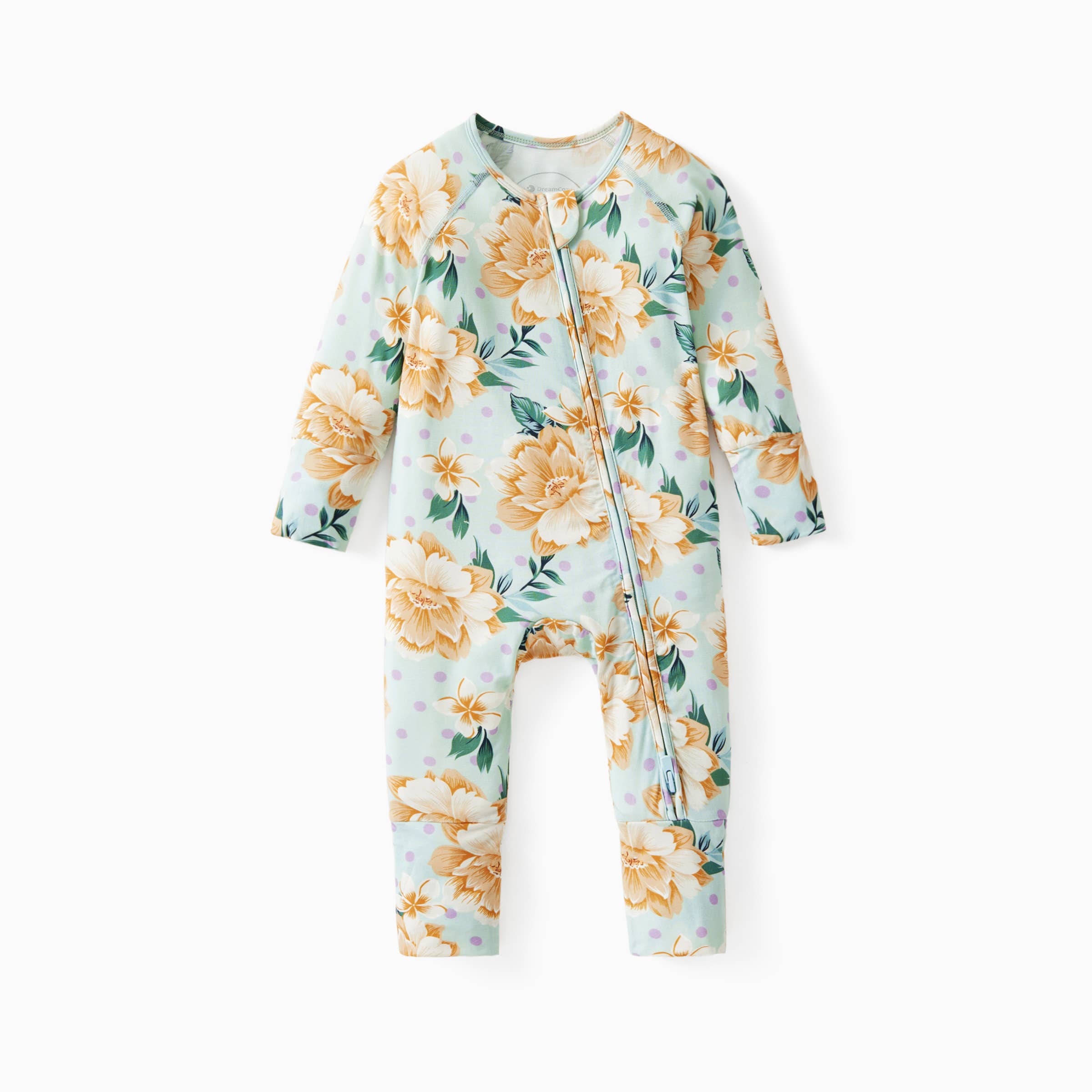 DreamCozy Bamboo Baby Romper Zippered: Multicolor / 6-12 Months