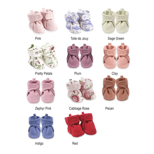 Baby Booties - Cotton & Bamboo: Indigo