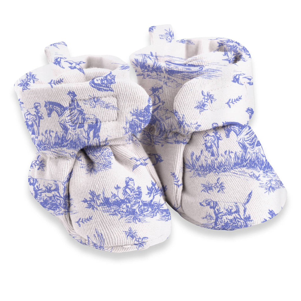 Baby Booties - Cotton & Bamboo: Pecan