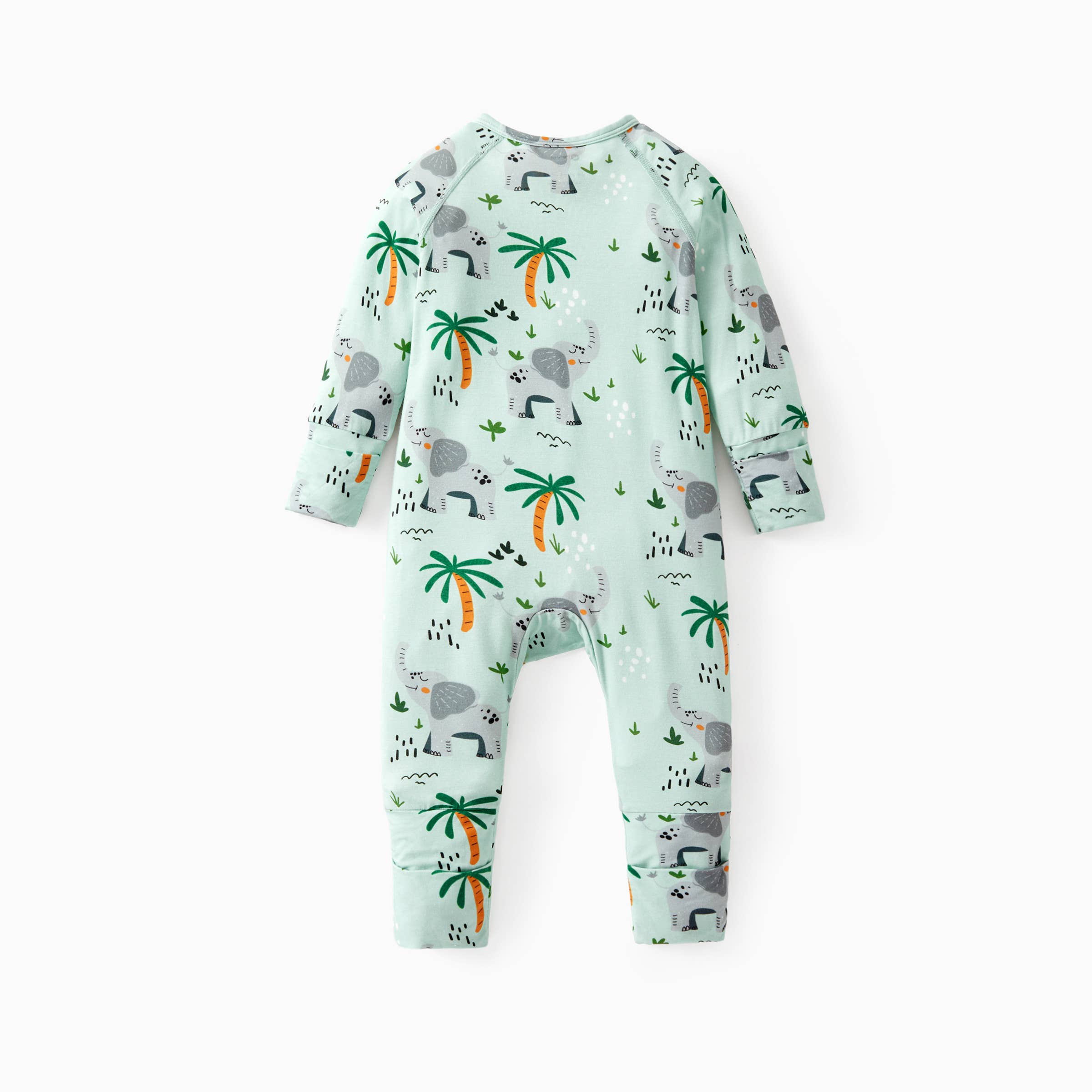 DreamCozy Bamboo Baby Romper Zippered: Multicolor / 3-6 Months